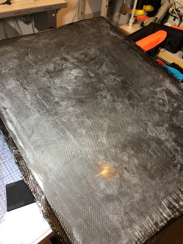 Carbon Fiber sheet after Vacuum bag cure