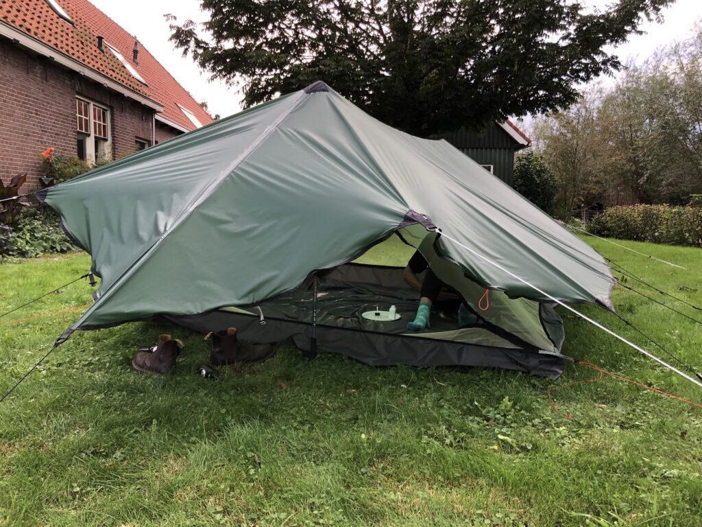 Prototype 2 installing the inner tent